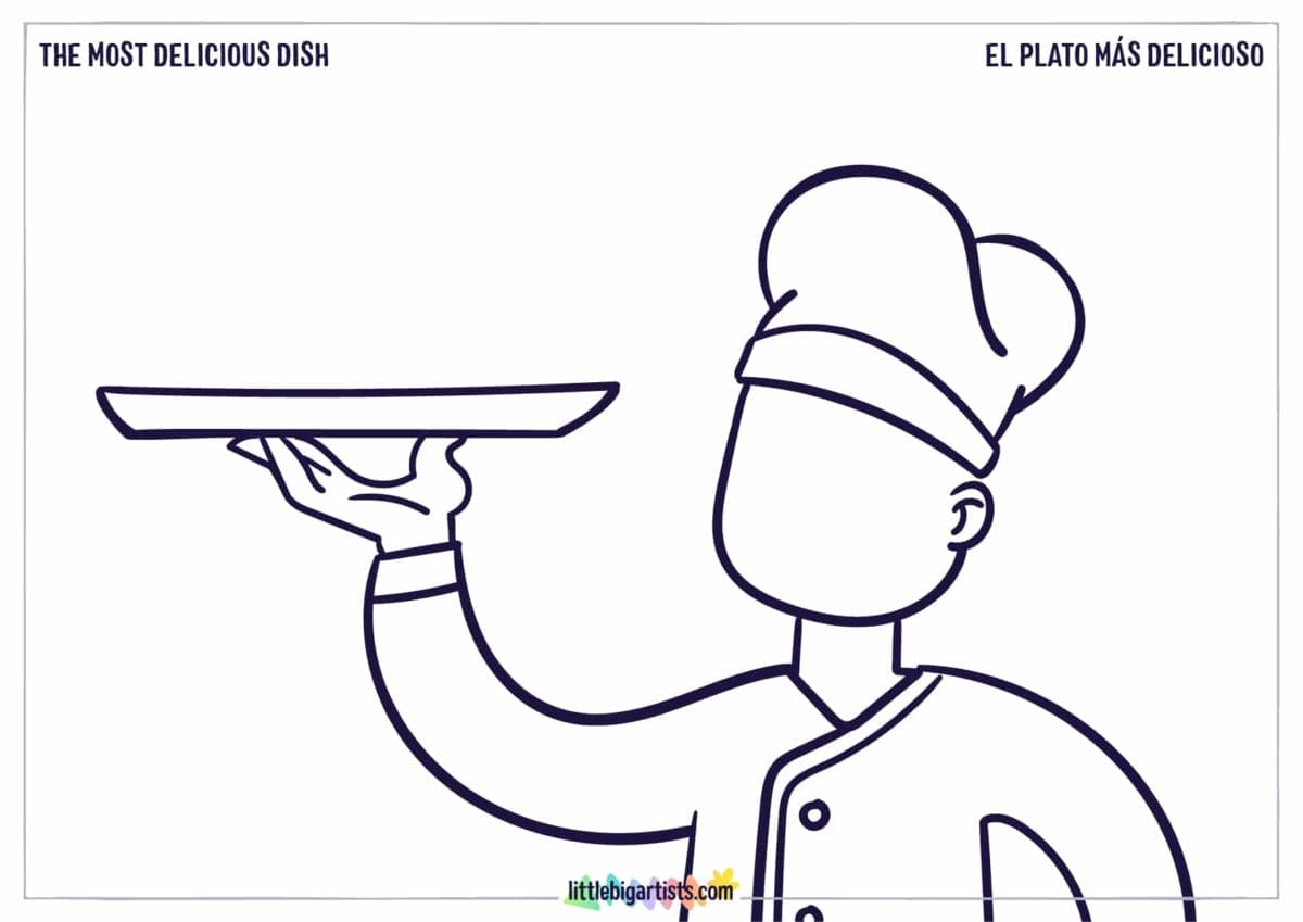 Most Delicious Dish Creative Worksheet - LittleBigArtists