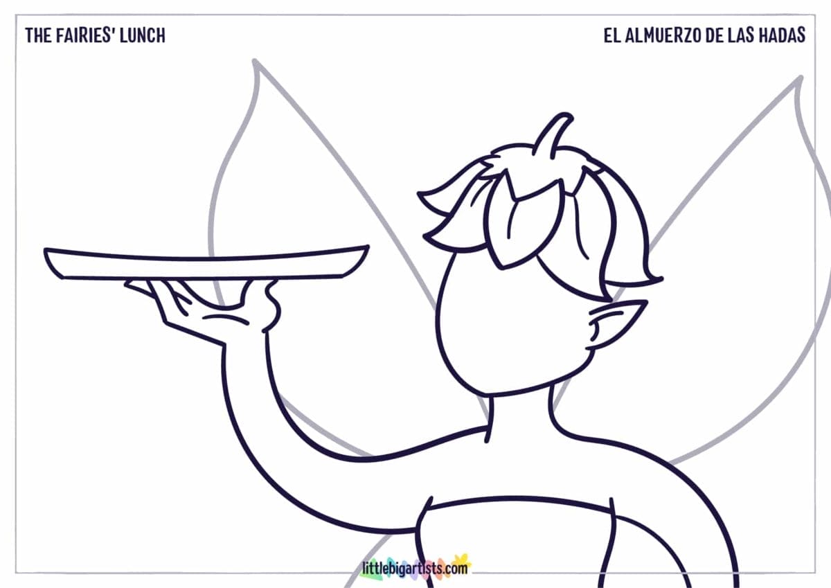 Fairies' Lunch Creative Worksheet - LittleBigArtists