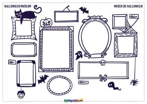 Halloween Museum Creative Worksheet - LittleBigArtists