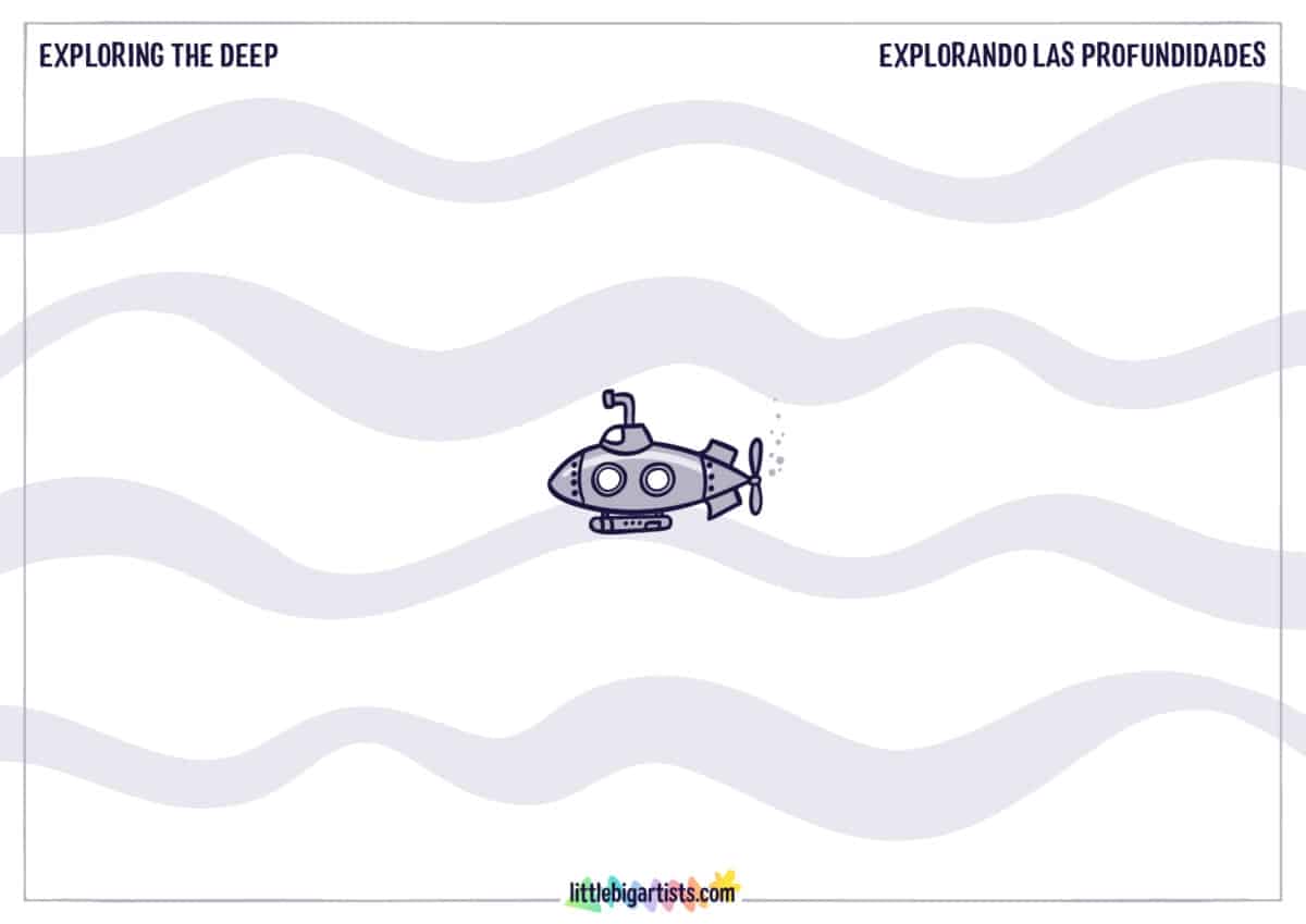 Exploring the deep Creative Worksheet - LittleBigArtists