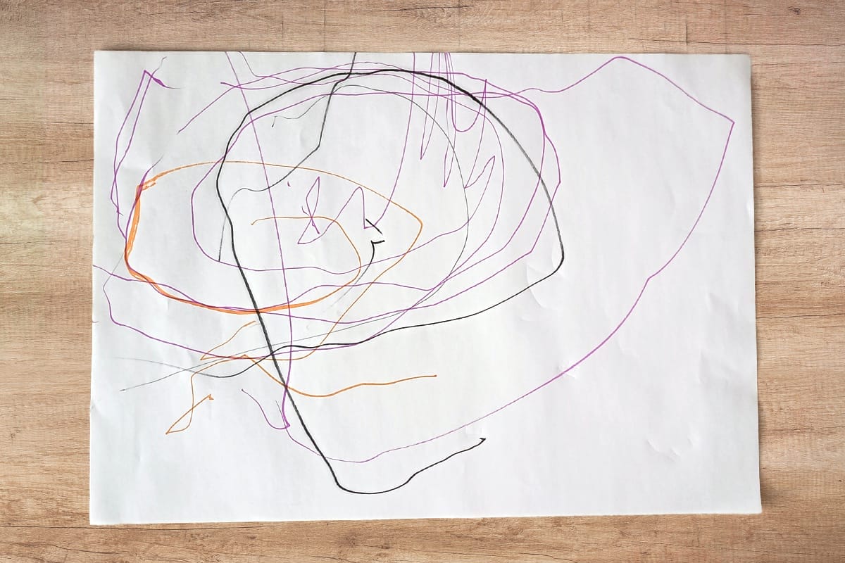 Drawing by Nuno (2 year old toddler)