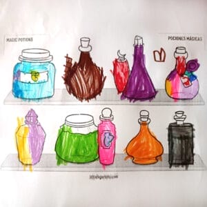 Magic potions drawing activity