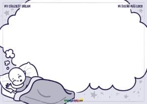My Craziest Dream - Printable Worksheet with Creative Drawing Activity